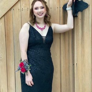 Size 12 Black prom dress